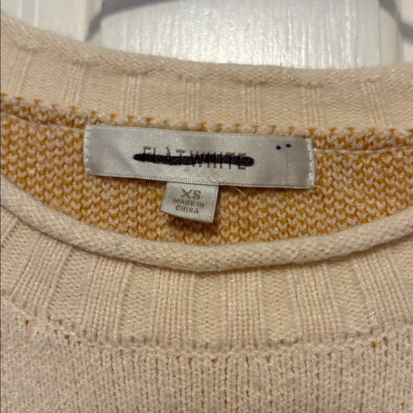 Anthropologie Flat white Tomato Soup Sweater size xs - Picture 5 of 6